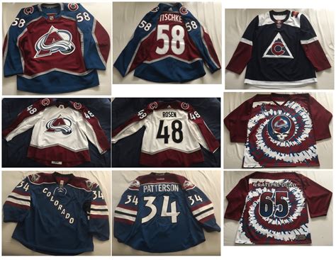 My Avalanche Jersey Collection : r/ColoradoAvalanche