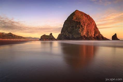 Haystack Rock Sunset Photograph by Adam Romanowicz