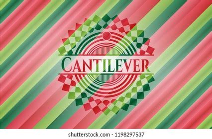 Cantilever Christmas Emblem Stock Vector (Royalty Free) 1198297537 ...