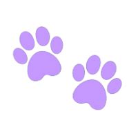 purple_paw_prints - Discord Emoji