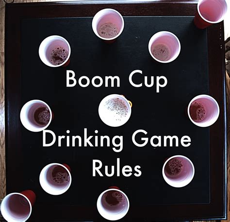 How to Play Boom Cup (or Slap Cup): Drinking Game Rules - HobbyLark