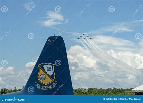 US Navy Blue Angels Practice in Pensacola Florida July 2018 Editorial Photography - Image of ...