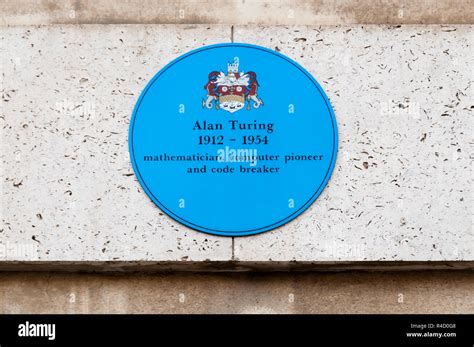 Alan turing memorial plaque hi-res stock photography and images - Alamy