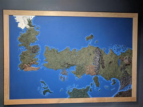 Relief Map of the Known World in Game of Thrones : r/MapPorn