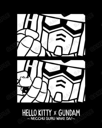 Gundam & Hello Kitty Coach Jacket Black Unisex L size "Gundam & Hello Kitty" | Goods ...