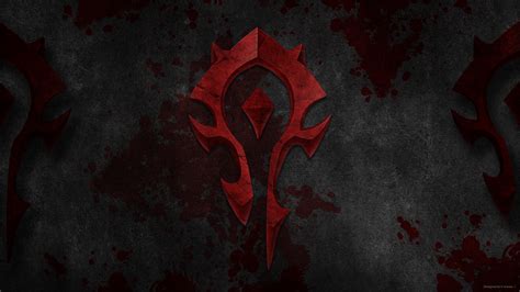 WoW Horde Logo Wallpaper by Gwinnblade on DeviantArt