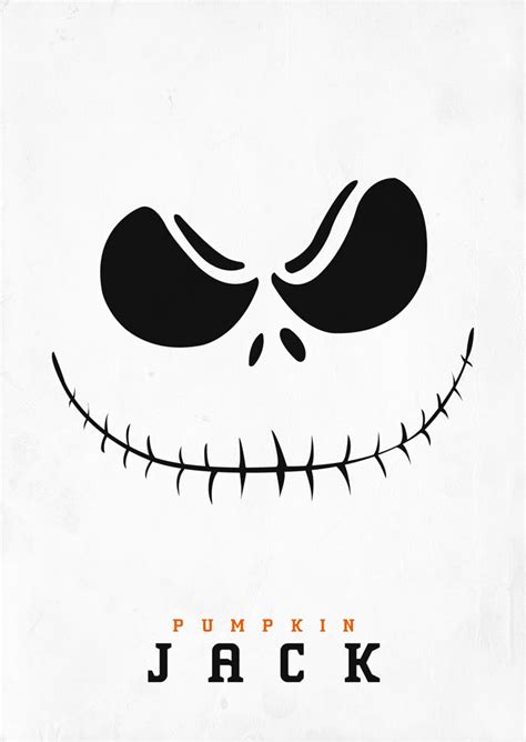 Free printable jack skellington pumpkin carving stencil templates ...