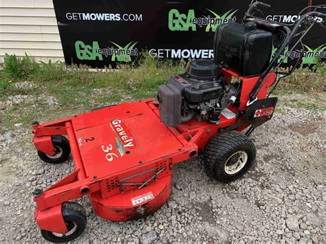 36IN GRAVELY BELT DRIVE COMMERCIAL WALK BEHIND MOWER W/12.5 HP ENGINE ...