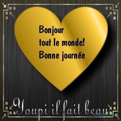 Bonjour tout le monde