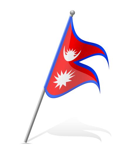 flag of Nepal vector illustration 490830 Vector Art at Vecteezy