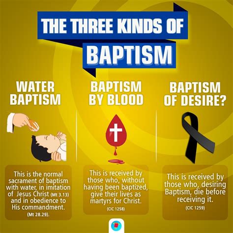 3 Types of Baptism | Presentation of the Blessed Virgin Mary Parish