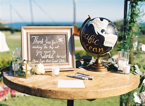 25 Adorable Details For a Travel-Themed Wedding