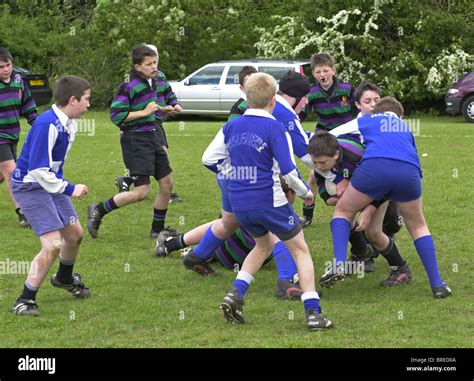 Young rugby union players in inter-club games and receiving structured training. Fitness for all ...