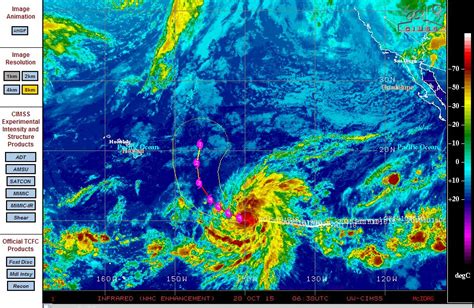 Hurricane Olaf and Patricia 22/10/2015 - Extreme Storms