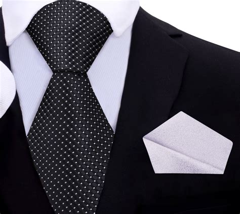 Standard Black Geometric Necktie