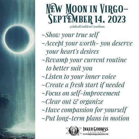 New Moon in Virgo- September 14, 2023