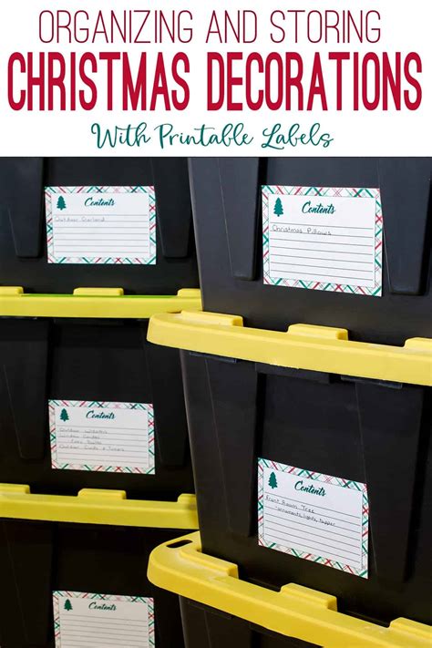 The Ultimate Christmas Decorations Storage Ideas • Craving Some Creativity