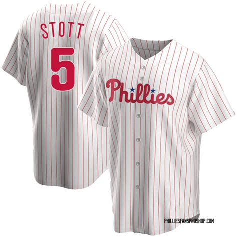 Youth Bryson Stott Philadelphia Phillies Replica White Home Jersey