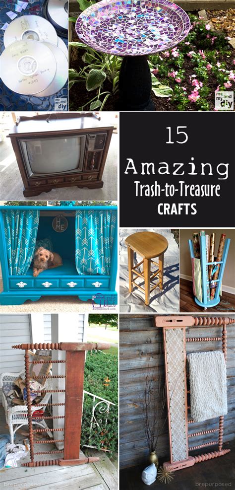 15 Amazing Trash-to-Treasure Crafts