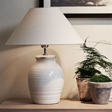 Corinium Small White Lamp Base | Neptune | White lamp base, Lamp, Small ...