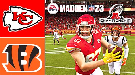 Chiefs vs. Bengals NFL AFC Championship Playoffs Simulation | Madden 23 Gameplay PS5 - YouTube