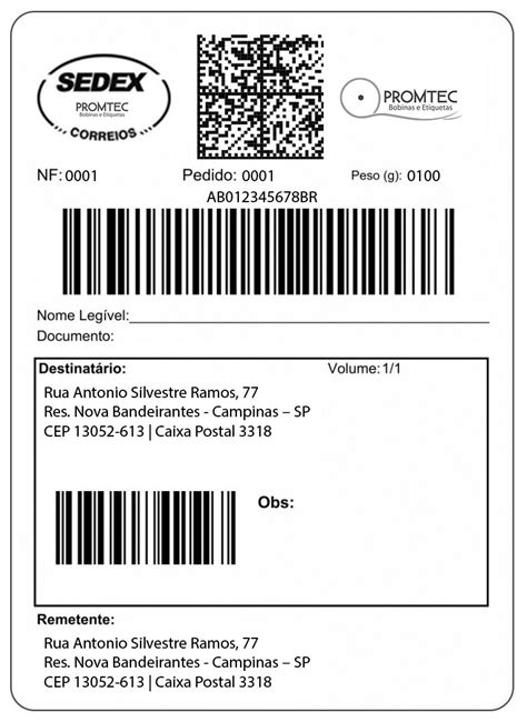 Como Gerar Etiquetas para os Correios - Promtec