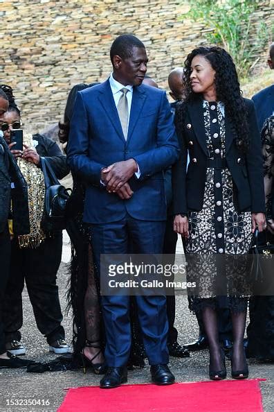 Deputy President Paul Mashatile with his wife Humile Mjongile at the... News Photo - Getty Images