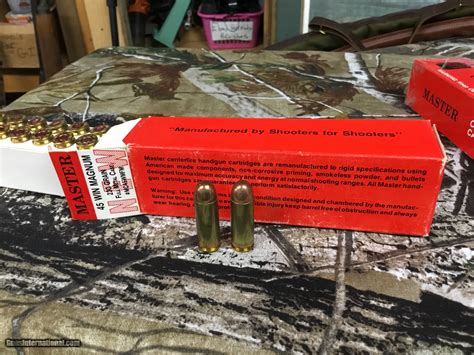 Master Cartridge 45 WIN MAG Ammo. 40 ROUNDS for sale