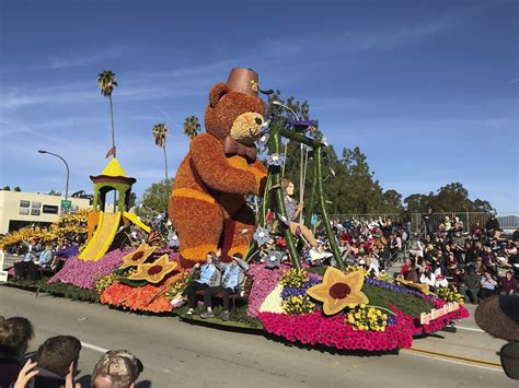 Floats, marching bands hit the streets for 131st Rose Parade