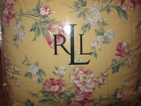 Amazon.com - RALPH LAUREN Yellow PARSONAGE LANE Floral Roses 4PC QUEEN COMFORTER SET - Ralph ...