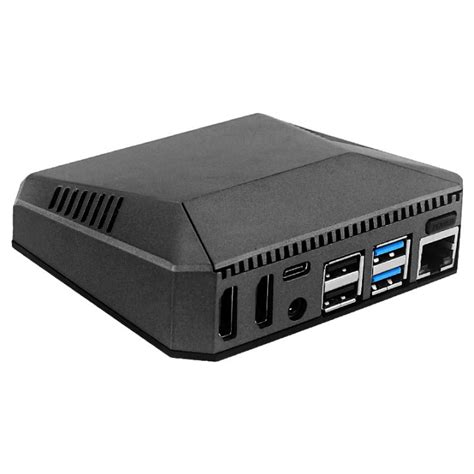Raspberry Pi 4 Model B Argon ONE V2 Aluminum Case with IR Remote Function HDMI-compatible Ports ...
