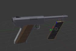 LowPoly Ruger mockup | Liberated Pixel Cup