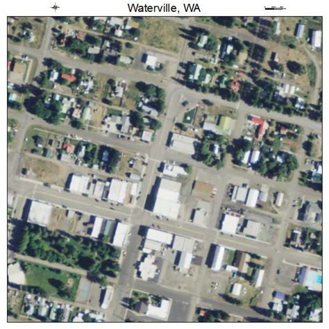 Aerial Photography Map of Waterville, WA Washington