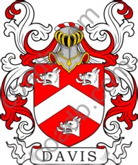 Davis Family Crest, Coat of Arms and Name History