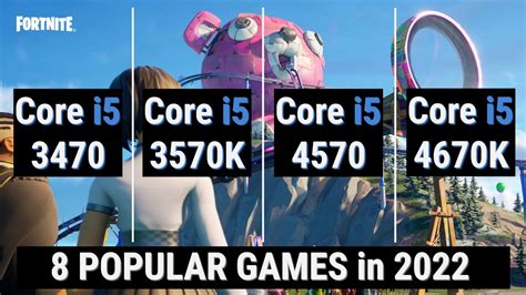 Core i5 3470 vs 3570K vs 4570 vs 4670K / 4690K = 8 GAMES in 2022 - YouTube