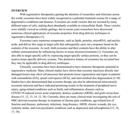 Exosome Research - Hudson Medical