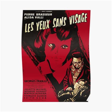 "Vintage Movie Poster Eyes without a face" Poster by retoro-kun | Redbubble