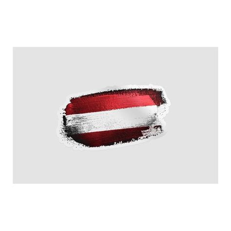 Austria Flag Style 2 Sticker - DecalsHouse