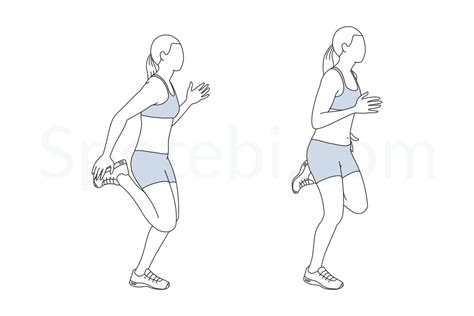 Butt Kicks | Illustrated Exercise Guide