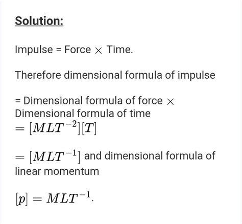 Fine Beautiful Dimensional Formula For Impulse Collins Edexcel Gcse Maths