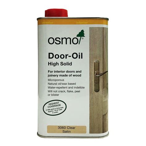 Osmo Door Oil 3060 Clear Satin 1L