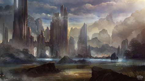 1920x1200 resolution | 3D Fortress art, digital art, fantasy art, artwork, landscape HD ...