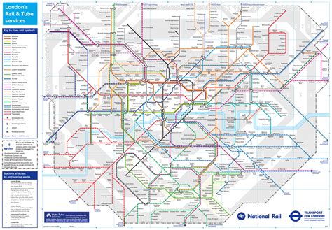 Transport maps - London attractions