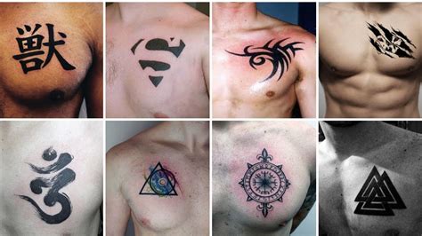 MOST Attractive Small Chest Tattoos For Men |Simple Chest Tattoos For ...