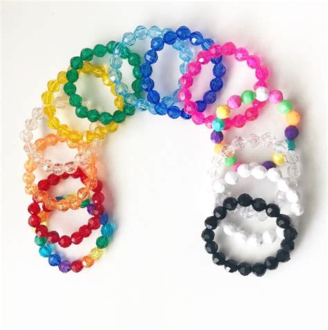 Chunky Bead Bracelets for Kids Beaded Bracelet Chunky Beads Stretch ...