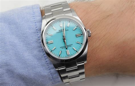 Rolex Oyster Perpetual 2020 Turquoise Dial - Is it a Tiffany & Co Dial ...