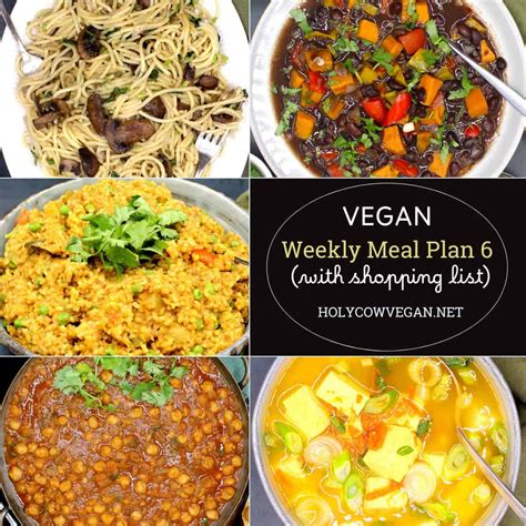 Vegan Meal Plan 6 - Holy Cow Vegan