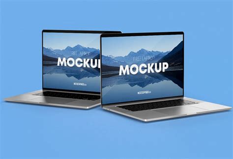 Free Laptop Mockup Set | Mockuptree