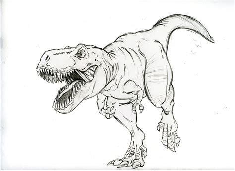 final_trex_vp | Dinosaur drawing, Dinosaur sketch, Dinosaur art