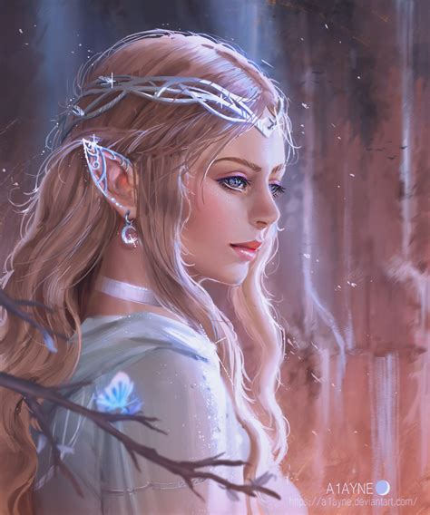 Галадриэль Galadriel by A1AYNE | Illustration, Resim, Melek resimleri